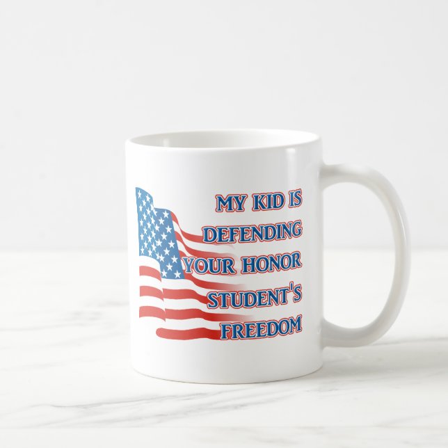 Café Caneca de Estudante de Honra - Liberdade das Força (Direita)