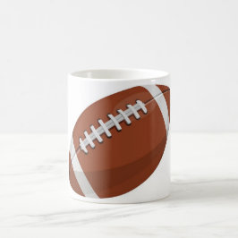 Café caneca de fã de futebol