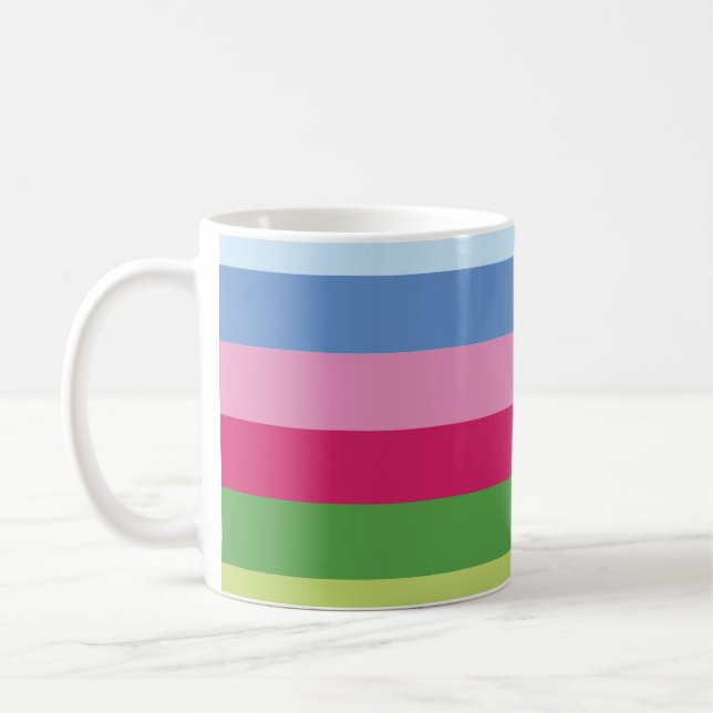 Café Caneca de faixa branca (Esquerda)