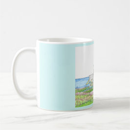 Café Caneca de Farol Branco