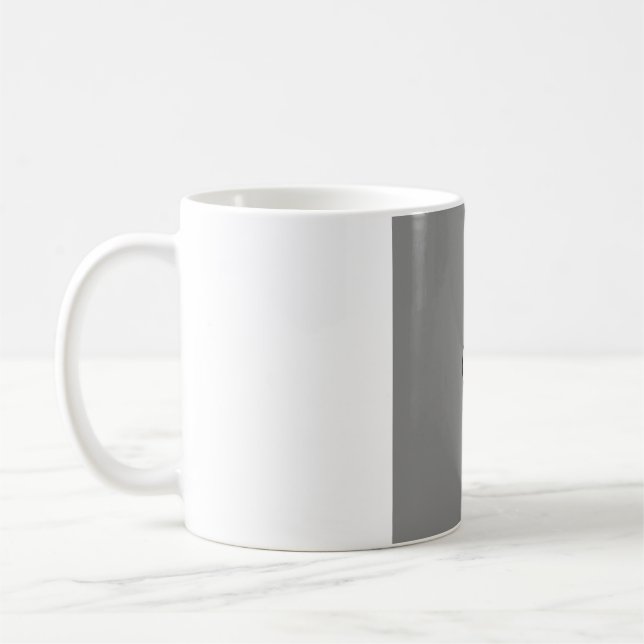Café Caneca de Fase Lunar em Arte de Linha Simples - Pr (Esquerda)