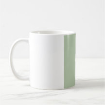 Caneca de Fase Lunar Minimalista Plana - Verde Sag
