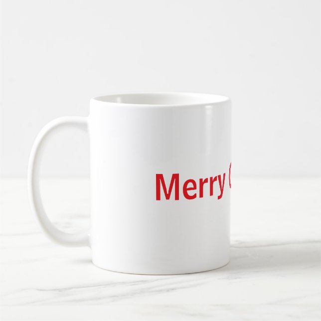 Café Caneca de Feliz Natal (Esquerda)