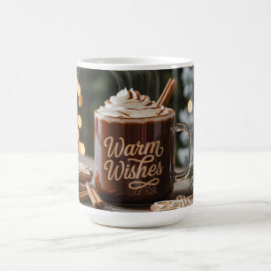 Café Caneca de Férias com Desejos Quentes: Chocolate Qu