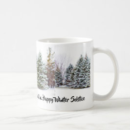 Café Caneca de Férias de Inverno / Feliz Solstício