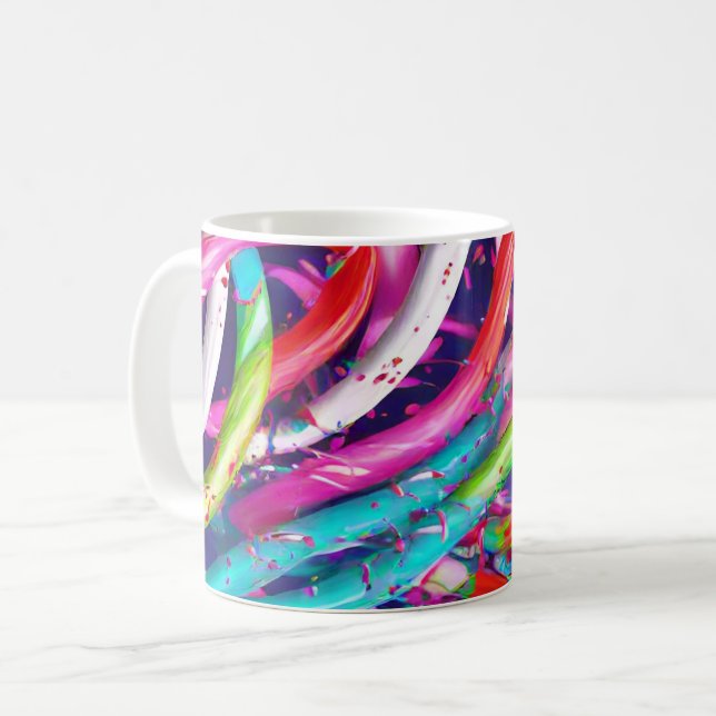 Café Caneca de Férias de Natal com Cana de Açúcar (Frente Esquerda)