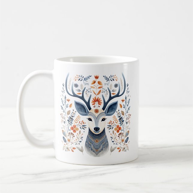 Café Caneca de Férias de Veado de Inverno (Esquerda)