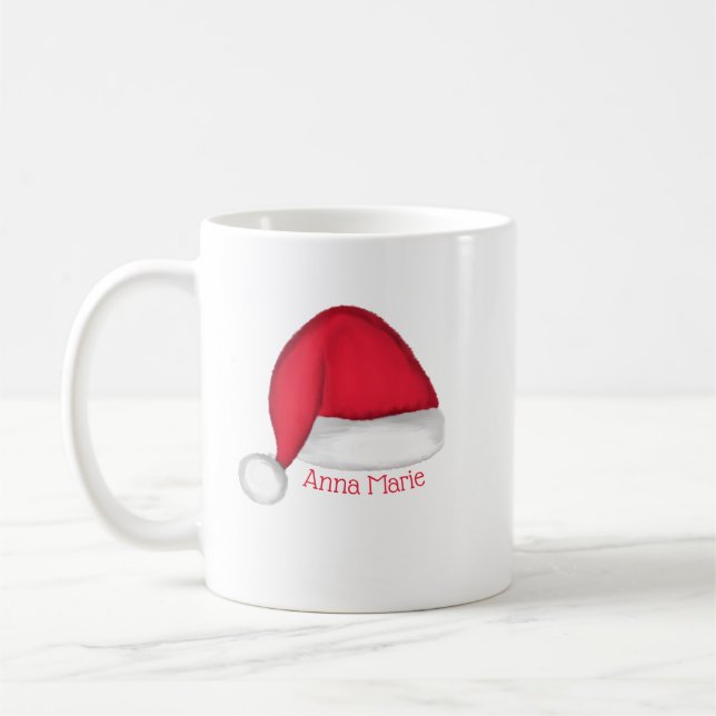 Café Caneca de Férias Personalizada com Chapéu de Papai (Esquerda)