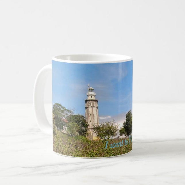 Café Caneca de Filipinas do farol de Liloan (Frente Esquerda)