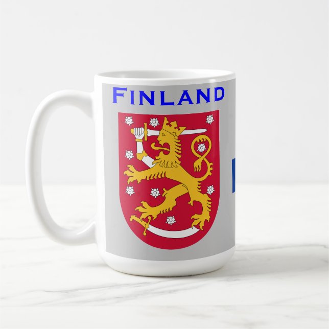 Café Caneca de Finland* (Suomen) (Esquerda)