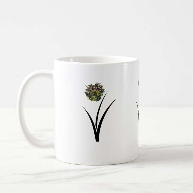 Café Caneca de flor (Esquerda)