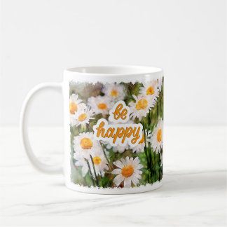 Café Caneca De Flor De Camomila, Presente De Aniversári