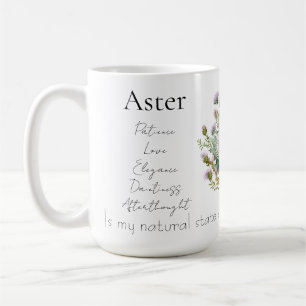 Café Caneca de flor de nascimento september