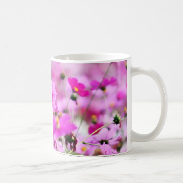 Café Caneca De Flor Rosa Doce (Direita)