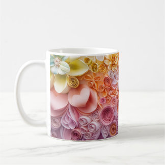 Café Caneca de flores