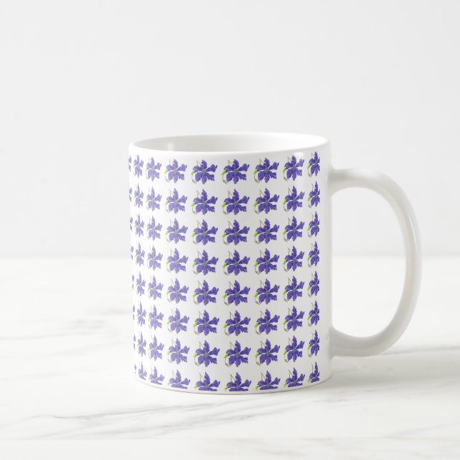 Café caneca de flores clematis (Direita)