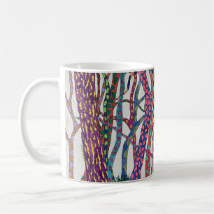 Café caneca de floresta engraçada