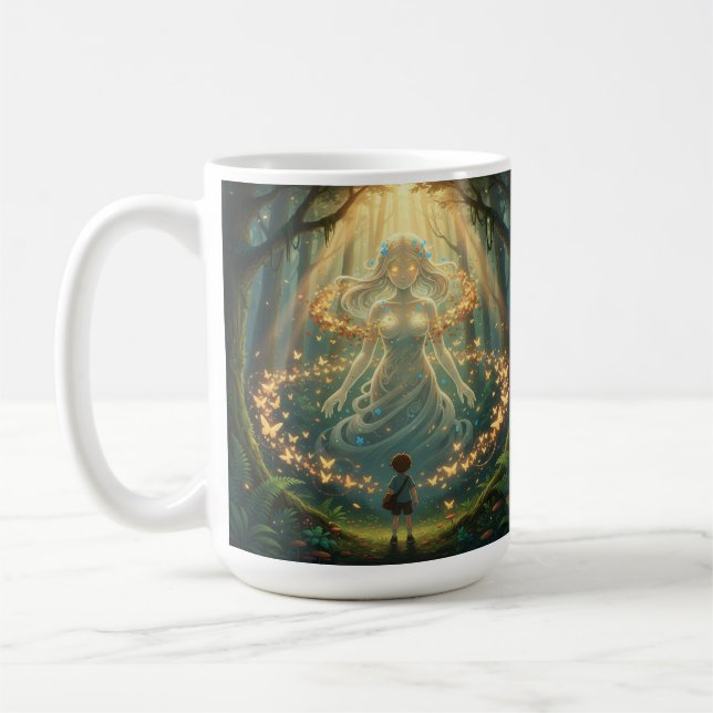 Café Caneca de floresta mitológica (Esquerda)