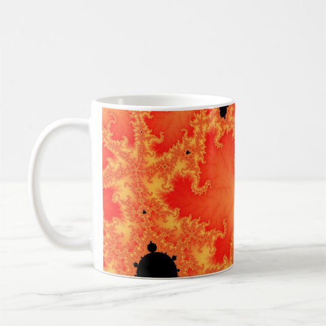Café Caneca de Fogo de Carvão (Esquerda)