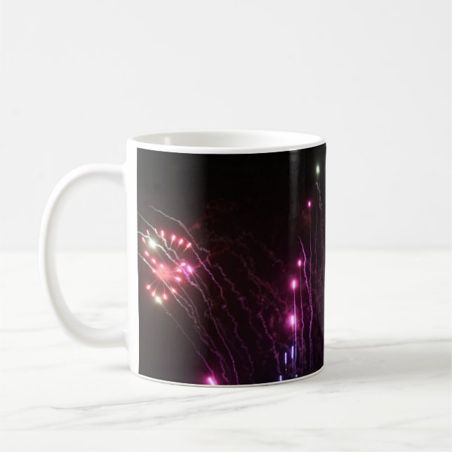 Café Caneca de Fogos de Artifício (Esquerda)