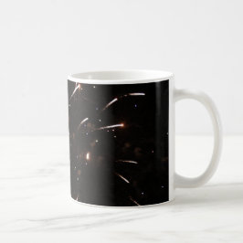 Café Caneca de Fogos de Artifício