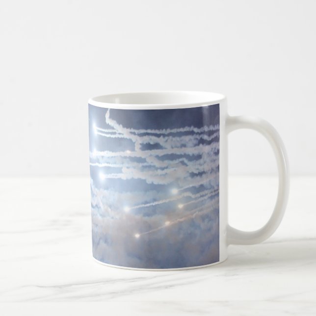 Café Caneca de Fogos de Artifício (Direita)