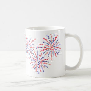 Café Caneca de Fogos de Artifício All-American