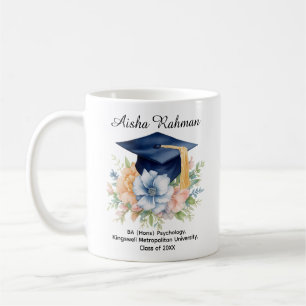 Café Caneca de Formatura Blossom & Tassel