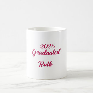 Café Caneca de formatura de 2026 | Caneca com nome pers
