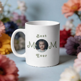 Café Caneca de Foto 2 Cute Modern Best Mom Ever