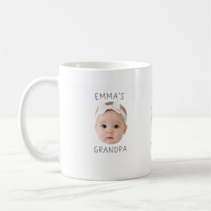 Café Caneca de Foto com Rosto de Bebê Personalizado Eng