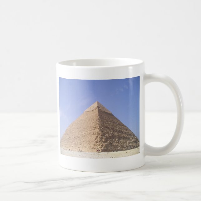 Café Caneca de Foto da Pirâmide Egípcia (Direita)