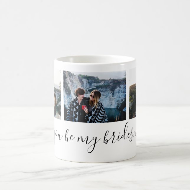 Café Caneca de Foto de Dama de Honra (Centro)