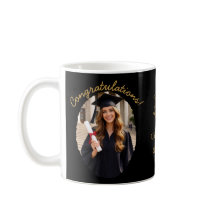 Caneca de Foto de Formatura Personalizada Parabéns