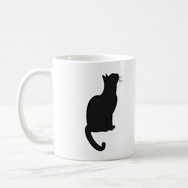 Café Caneca de Foto de Gato de Estimação Personalizada (Esquerda)