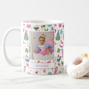 Café Caneca de Foto de Natal Fofa