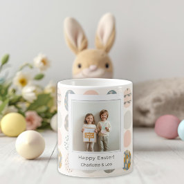 Café Caneca de Foto de Páscoa Pastel Moderno | Personal