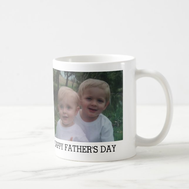 Café Caneca de Foto do Dia dos Pais Presente Personaliz (Direita)