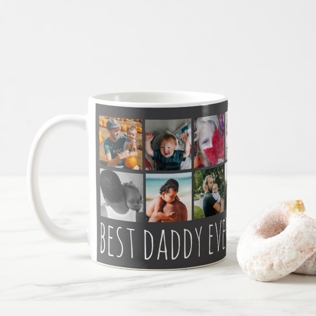 Café Caneca de Foto Melhor Pai de Todos os Tempos (Com Donut)