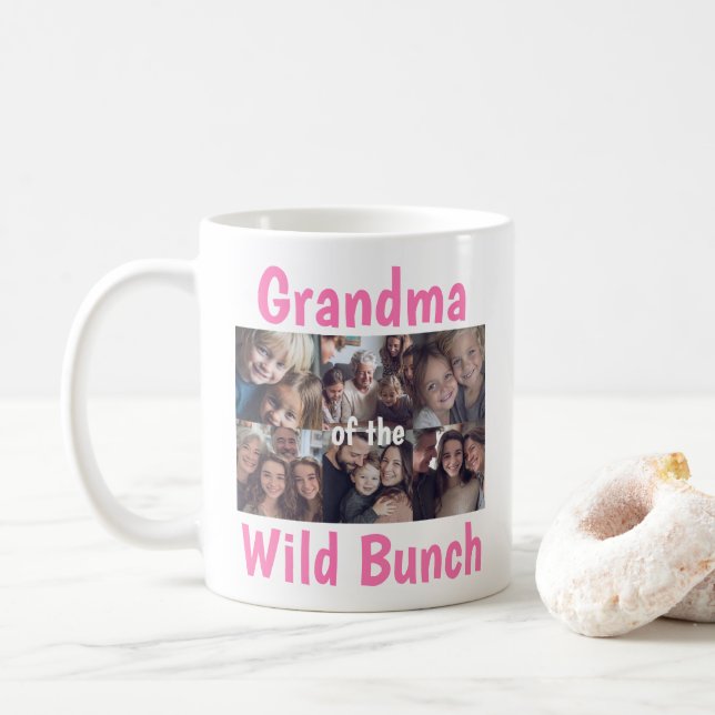 Café Caneca de Foto Personalizada da Família (Com Donut)