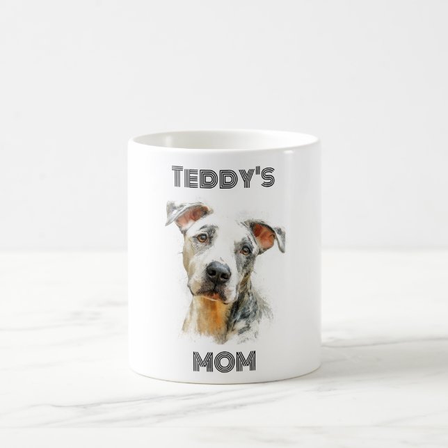Café Caneca de Foto Personalizada da Mãe do Cachorro |  (Centro)