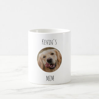 Café Caneca de Foto Personalizada da Mãe do Cachorro |