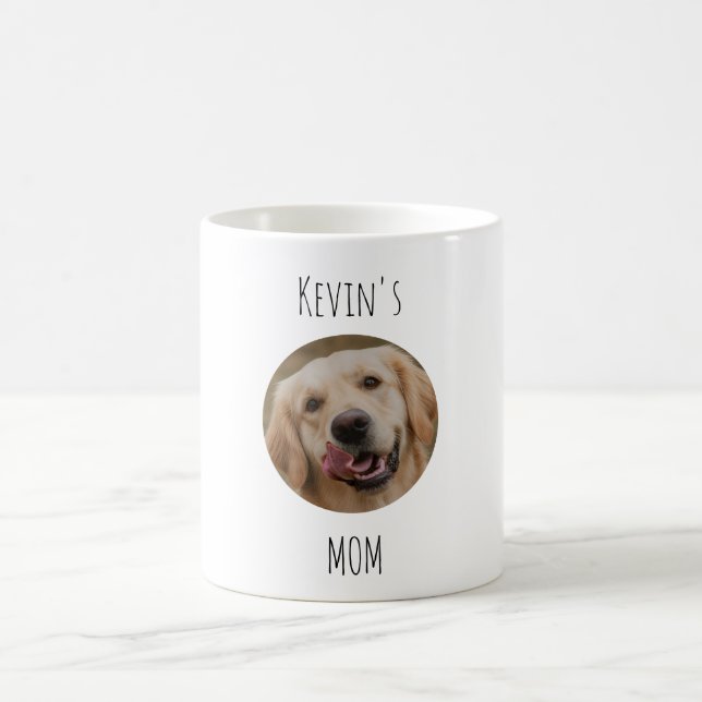 Café Caneca de Foto Personalizada da Mãe do Cachorro |  (Centro)
