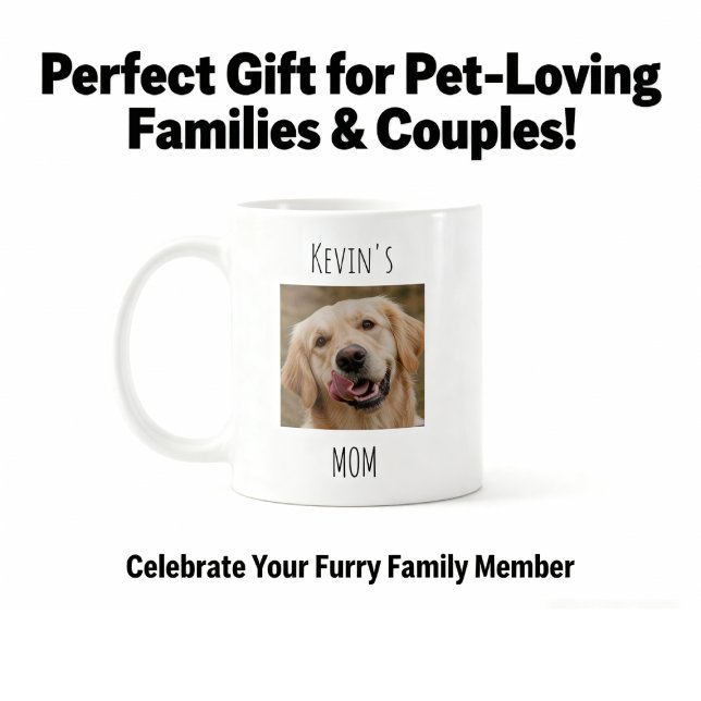 Café Caneca de Foto Personalizada da Mãe do Cachorro |  (Criador carregado)