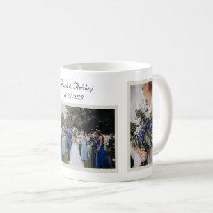 Café Caneca de Foto Personalizada de Casamento