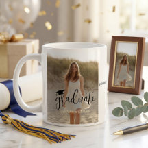 Caneca de Foto Personalizada de Formatura - Parabé