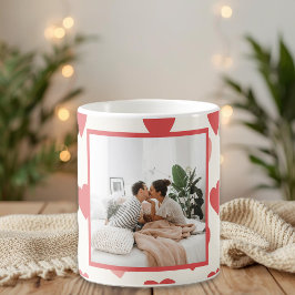 Café Caneca de Foto Personalizada do Dia dos Namorados