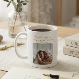 Café Caneca de Foto Personalizada do Dia dos Pais