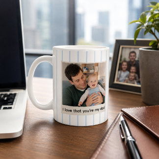 Café Caneca de Foto Personalizada Eu Adoro Que Você Sej