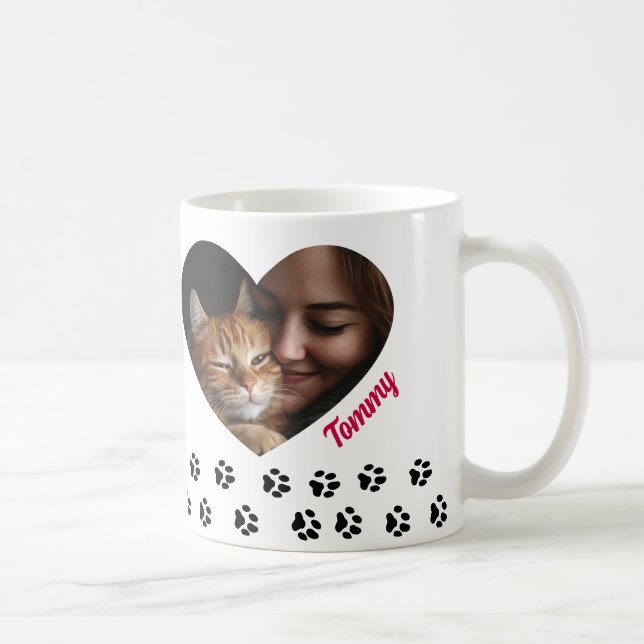 Café Caneca de Foto Personalizada | Imagem em Forma de  (Direita)